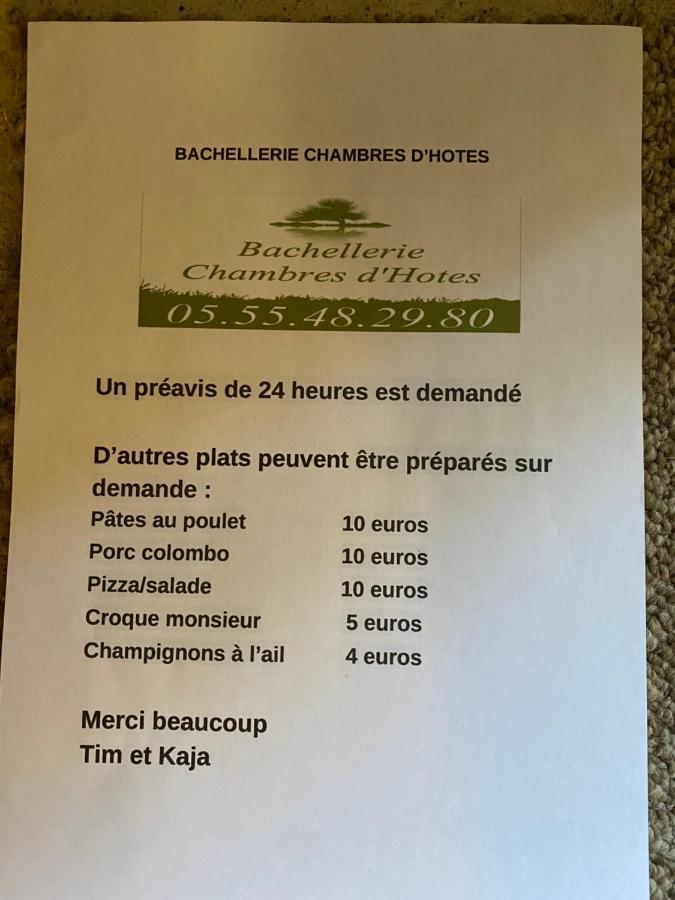 Bachellerie Acomodação com café da manhã Chéronnac Exterior foto